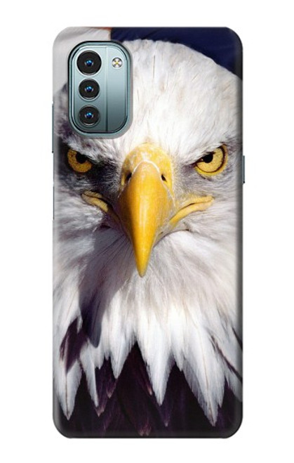 S0854 Aigle américain Etui Coque Housse pour Nokia G11, G21