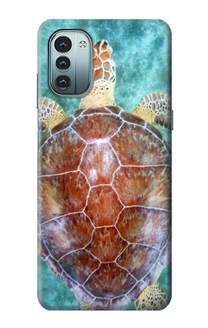 S1424 Tortue de mer Etui Coque Housse pour Nokia G11, G21