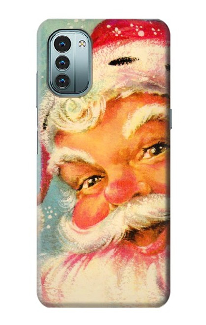 S2840 Noël Père Noël Millésime Etui Coque Housse pour Nokia G11, G21