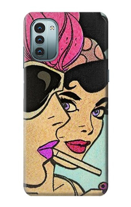 S3171 Filles Pop Art Etui Coque Housse pour Nokia G11, G21