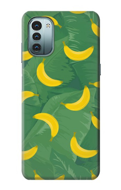 S3286 Motif banane Etui Coque Housse pour Nokia G11, G21
