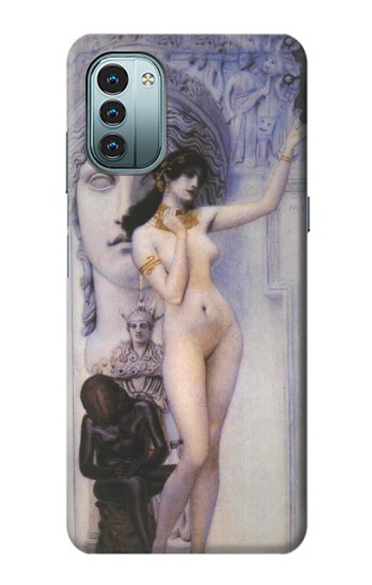 S3353 Gustav Klimt Allégorie de la sculpture Etui Coque Housse pour Nokia G11, G21