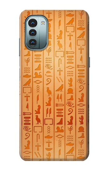 S3440 Hiéroglyphes égyptiens Etui Coque Housse pour Nokia G11, G21
