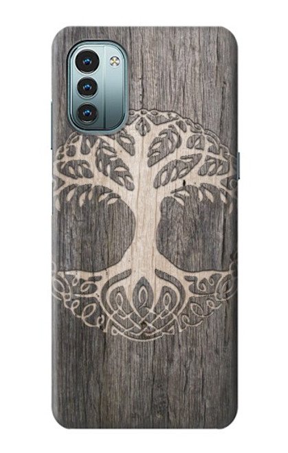 S3591 Viking Arbre de vie Symbole Etui Coque Housse pour Nokia G11, G21