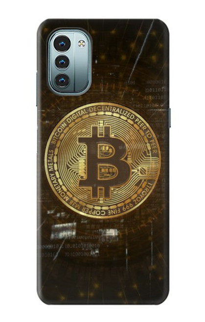 S3798 Crypto-monnaie Bitcoin Etui Coque Housse pour Nokia G11, G21