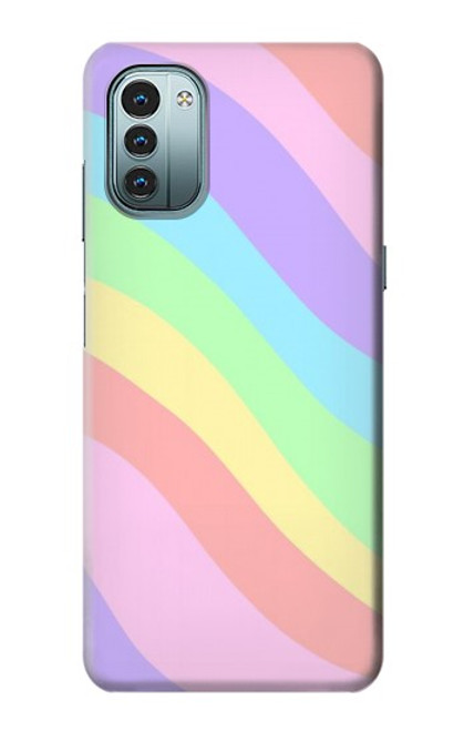 S3810 Vague d'été licorne pastel Etui Coque Housse pour Nokia G11, G21