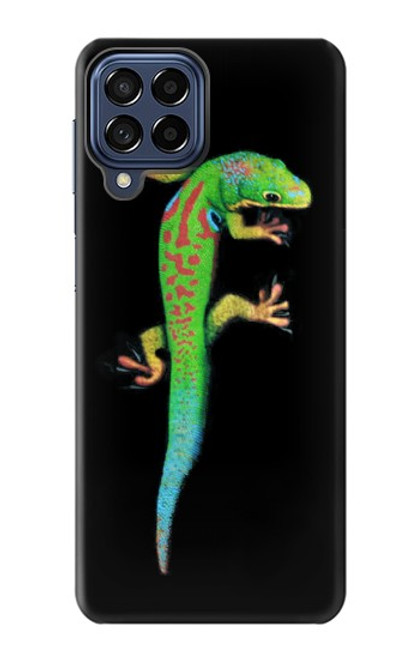 S0125 Vert Gecko Madagascan Etui Coque Housse pour Samsung Galaxy M53