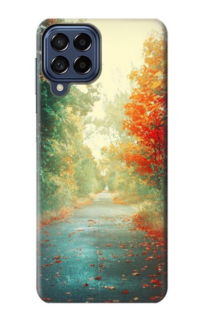 S0913 Route à travers les bois Etui Coque Housse pour Samsung Galaxy M53