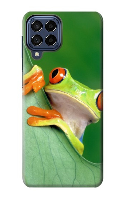 S1047 Petite grenouille Etui Coque Housse pour Samsung Galaxy M53