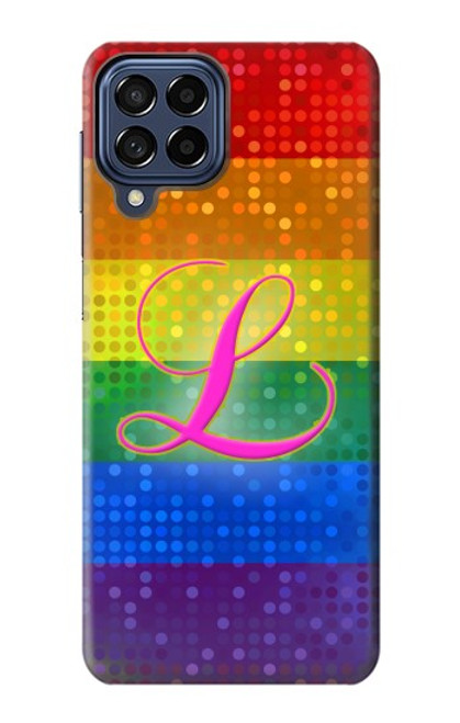 S2900 Arc en ciel LGBT Fierté lesbienne Drapeau Etui Coque Housse pour Samsung Galaxy M53