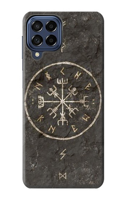 S3413 Ancient Norse Viking Symbole Etui Coque Housse pour Samsung Galaxy M53