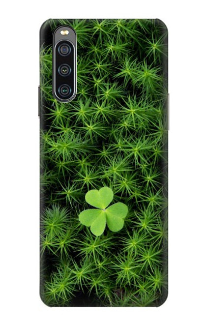 S0358 Feuille de trèfle Etui Coque Housse pour Sony Xperia 10 IV
