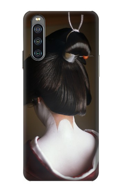 S1337 Japon Geisha Etui Coque Housse pour Sony Xperia 10 IV