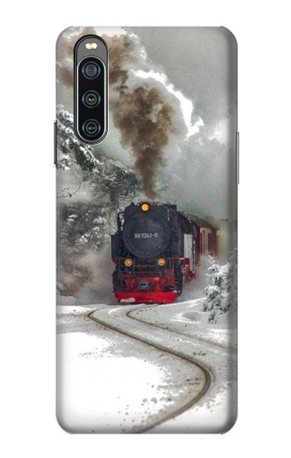 S1509 Train à vapeur Etui Coque Housse pour Sony Xperia 10 IV