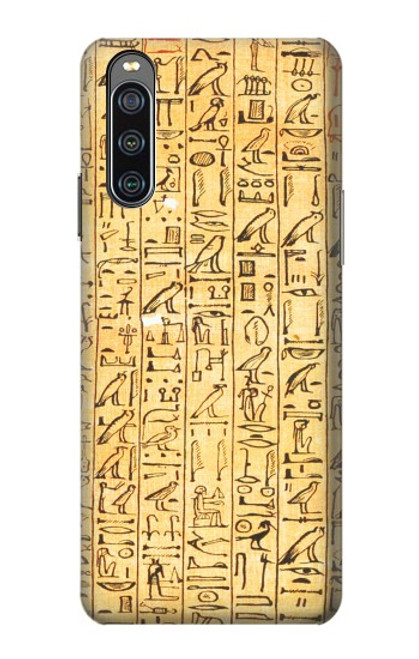 S1625 Textes des Sarcophages égyptiens Etui Coque Housse pour Sony Xperia 10 IV