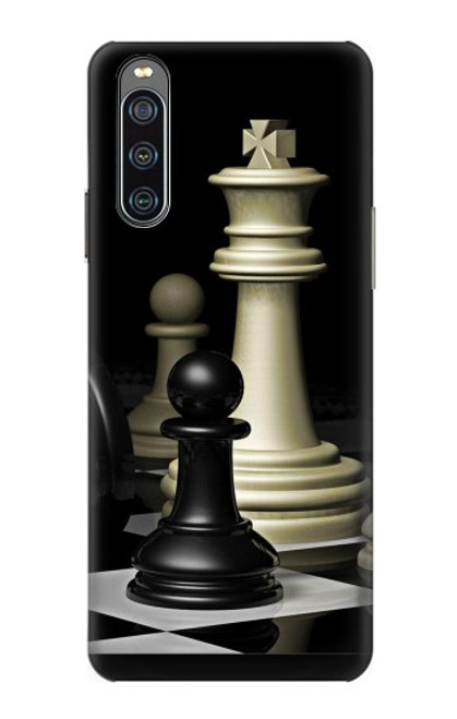 S2262 Roi d'échecs Etui Coque Housse pour Sony Xperia 10 IV