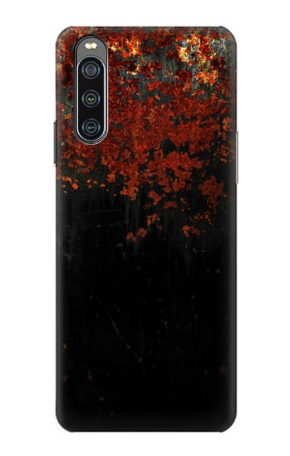 S3071 Texture graphique Rusted Métal Etui Coque Housse pour Sony Xperia 10 IV