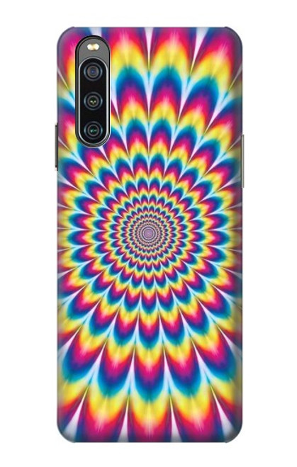 S3162 psychédélique coloré Etui Coque Housse pour Sony Xperia 10 IV