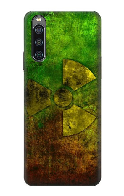 S3202 Symbole de danger radioactif nucléaire Etui Coque Housse pour Sony Xperia 10 IV