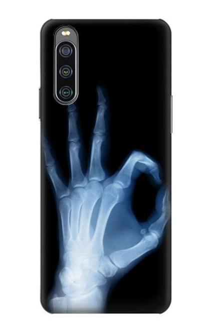 S3239 X-Ray Geste de la main OK Etui Coque Housse pour Sony Xperia 10 IV