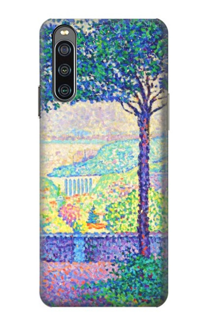 S3349 Paul Signac Terrasse de Meudon Etui Coque Housse pour Sony Xperia 10 IV