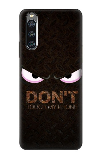 S3412 Ne touche pas mon téléphone Etui Coque Housse pour Sony Xperia 10 IV