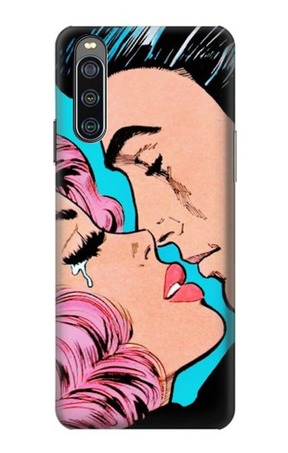 S3469 Pop Art Etui Coque Housse pour Sony Xperia 10 IV