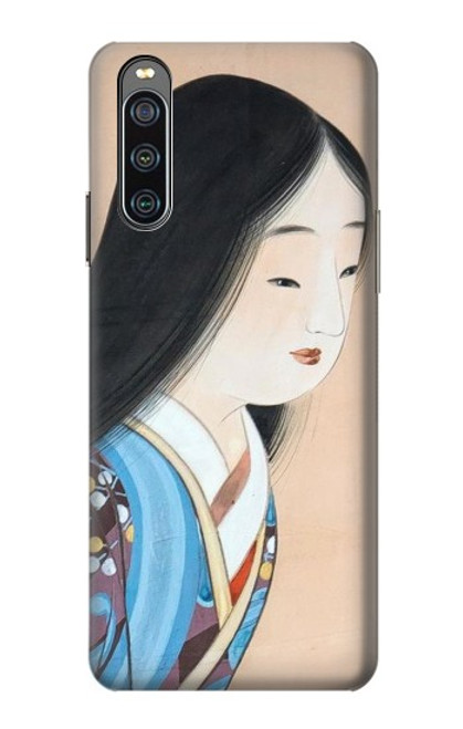 S3483 Japon Beauté Kimono Etui Coque Housse pour Sony Xperia 10 IV