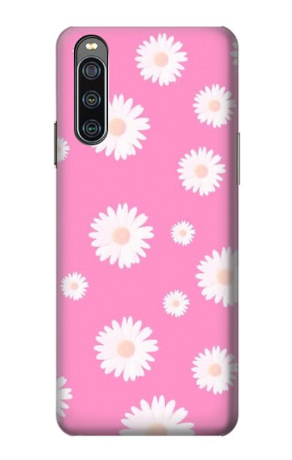 S3500 Motif floral rose Etui Coque Housse pour Sony Xperia 10 IV