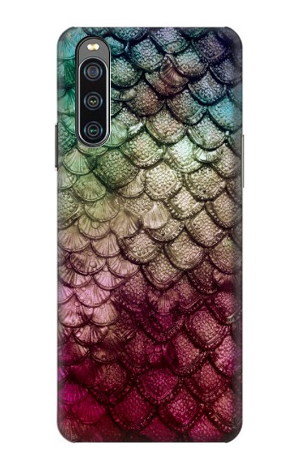 S3539 Sirène écailles de poisson Etui Coque Housse pour Sony Xperia 10 IV