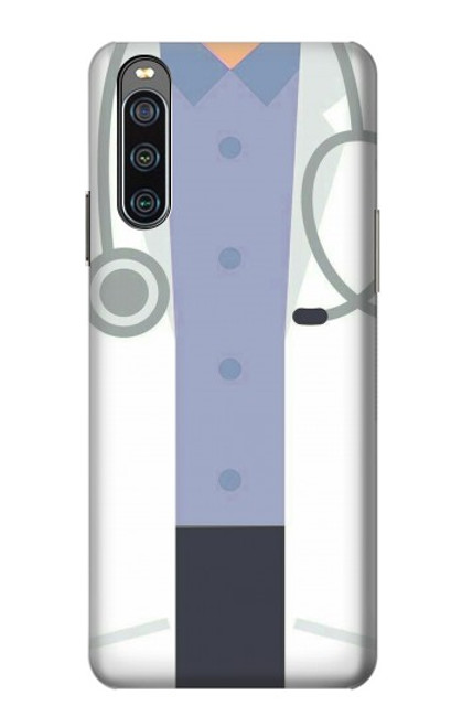 S3801 Costume de docteur Etui Coque Housse pour Sony Xperia 10 IV