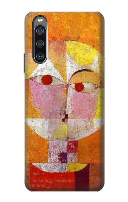 S3811 Paul Klee Senecio Homme Tête Etui Coque Housse pour Sony Xperia 10 IV