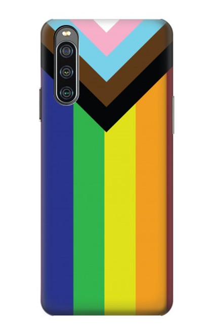 S3846 Drapeau de fierté LGBT Etui Coque Housse pour Sony Xperia 10 IV