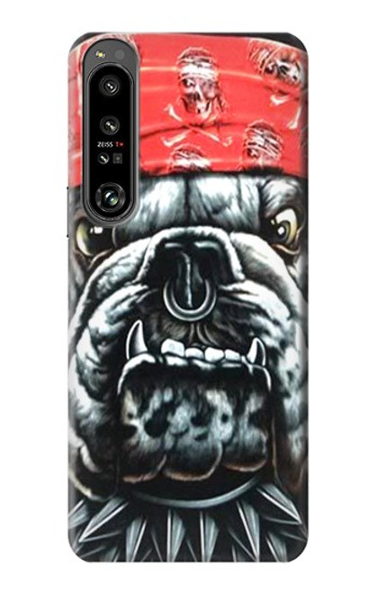 S0100 Bouledogue Football américain Etui Coque Housse pour Sony Xperia 1 IV