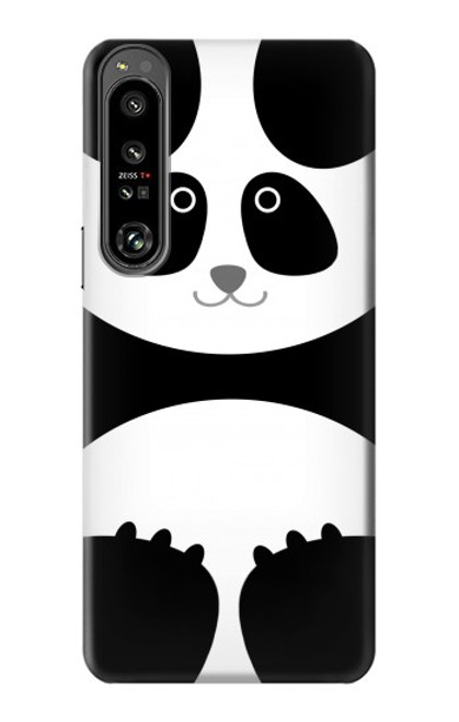 S2085 Panda minimaliste Etui Coque Housse pour Sony Xperia 1 IV