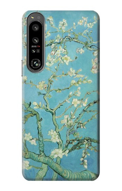 S2692 Vincent Van Gogh Amandier en fleurs Etui Coque Housse pour Sony Xperia 1 IV