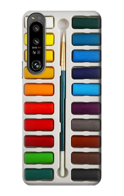 S3243 Ensemble de peinture aquarelle Etui Coque Housse pour Sony Xperia 1 IV