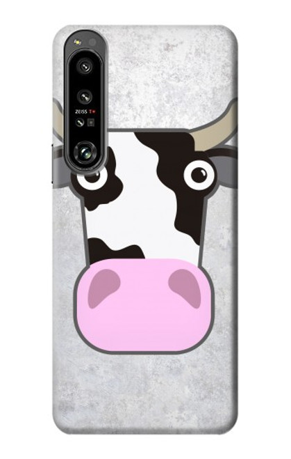 S3257 Vache Dessin animé Etui Coque Housse pour Sony Xperia 1 IV