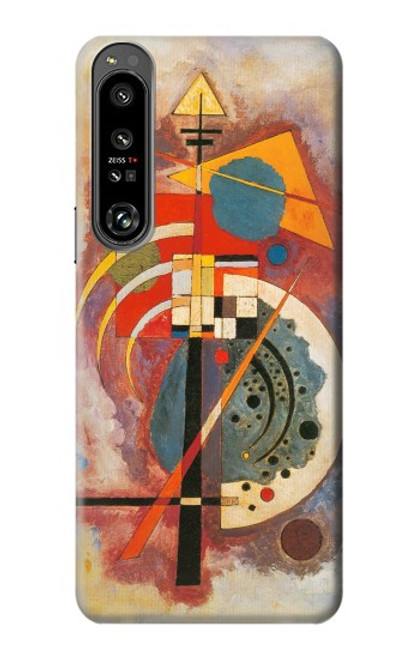 S3337 Wassily Kandinsky Hommage a Grohmann Etui Coque Housse pour Sony Xperia 1 IV