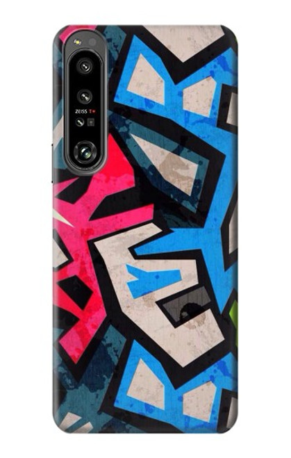 S3445 Art Graffiti rue Etui Coque Housse pour Sony Xperia 1 IV