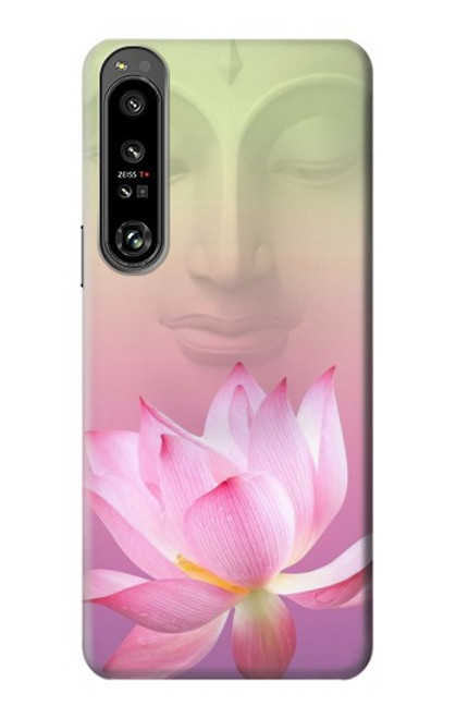 S3511 Fleur de lotus Bouddhisme Etui Coque Housse pour Sony Xperia 1 IV