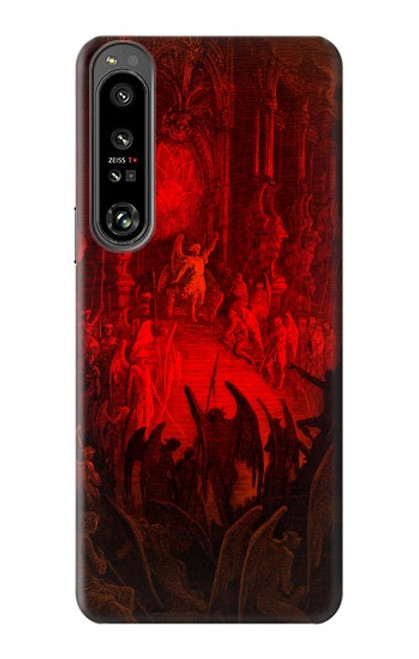 S3583 Paradis perdu Satan Etui Coque Housse pour Sony Xperia 1 IV