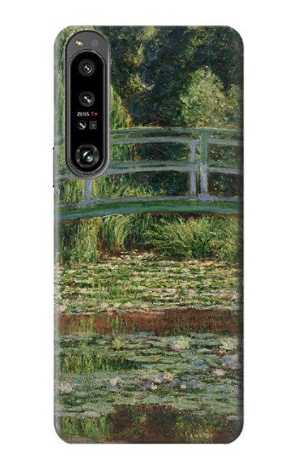 S3674 Claude Monet La passerelle japonaise et la piscine de nénuphars Etui Coque Housse pour Sony Xperia 1 IV