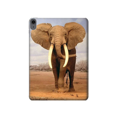 S0310 éléphant d'Afrique Etui Coque Housse pour iPad Air (2022,2020, 4th, 5th), iPad Pro 11 (2022, 6th)