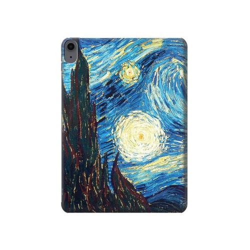 S0582 Van Gogh Starry Nights Etui Coque Housse pour iPad Air (2022,2020, 4th, 5th), iPad Pro 11 (2022, 6th)