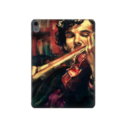 S0723 Peinture Art violon Etui Coque Housse pour iPad Air (2020, 2022), Air 11 (2024,2025,2026), Pro 11 (2022)