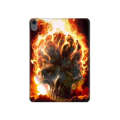 S0863 De feu crâne Etui Coque Housse pour iPad Air (2022,2020, 4th, 5th), iPad Pro 11 (2022, 6th)