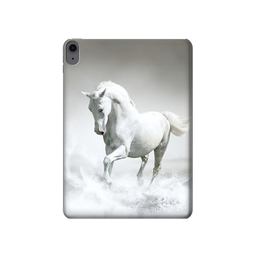 S0932 Cheval Blanc Etui Coque Housse pour iPad Air (2020, 2022), Air 11 (2024,2025,2026), Pro 11 (2022)