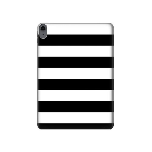 S1596 Noir et blanc rayé Etui Coque Housse pour iPad Air (2020, 2022), Air 11 (2024,2025,2026), Pro 11 (2022)