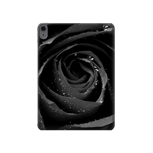 S1598 Noir Rose Etui Coque Housse pour iPad Air (2020, 2022), Air 11 (2024,2025,2026), Pro 11 (2022)